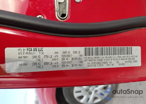 2016 Dodge Journey Se из США, поврежденный, VIN 3C4PDCAB8GT249678